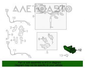 Canistra cu absorbant de carbon Mazda3 MPS 09-13