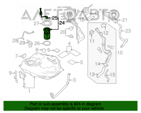 Топливный насос бензонасос Mazda3 MPS 09-13