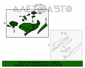 Перчаточный ящик, бардачок Mazda3 MPS 09-13