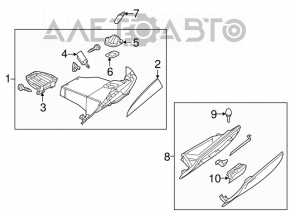 Перчаточный ящик, бардачок Mazda3 MPS 09-13