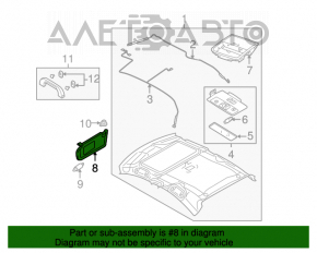 Capota stângă Mazda3 MPS 09-13 gri