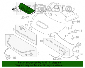 Grila de admisie de aer Mazda3 MPS 09-13