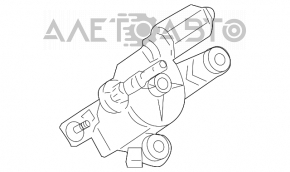 Motorul de curățare a parbrizului Mazda3 MPS 09-13