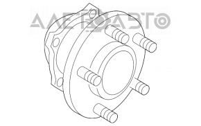 Ступица задняя левая Mazda3 MPS 09-13 новый OEM оригинал