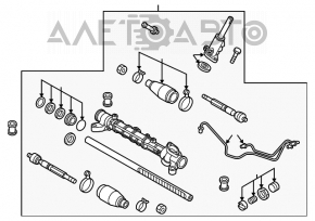 Рейка рулевая Mazda3 MPS 09-13