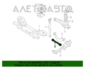 Maneta transversală inferioară dreapta spate directă Mazda3 2.3 03-08