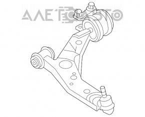 Maneta inferioară față stânga Mazda3 MPS 09-13