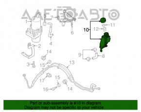 Бачок электроусилителя Mazda 3 MPS '09- 13