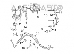 Pompa de direcție asistată pentru Mazda3 MPS 09-13