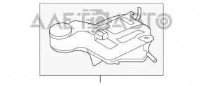 Rezervorul de combustibil GTZ Mazda3 MPS 09-13