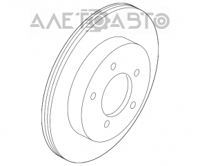 Disc frana spate dreapta Mazda3 2.3 03-08 nou original OEM