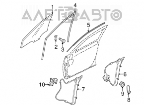 Стеклоподъемник механизм передний левый Mazda3 03-08