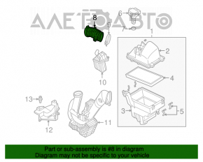 Воздуховод Mazda3 2.3 03-08