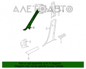 Capacul amortizorului frontal stânga Mazda3 03-08