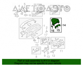 Panoul de instrumente Mazda3 2.3 03-08