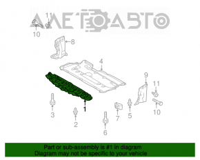 Protecție motor față Mazda3 MPS 09-13