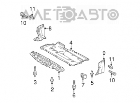 Protecție motor față Mazda3 MPS 09-13