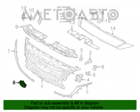 Emblema MAZDA pentru grila radiatorului Mazda6 09-13