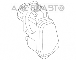 Дроссельная заслонка Mercedes W221 M272 M273