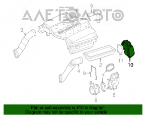 Supapa de accelerație Mercedes W221 M272 M273