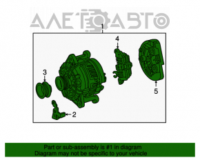 Генератор Mercedes W164 ML350 W251 R350