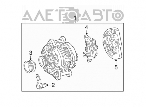 Генератор Mercedes W221 M272 M273