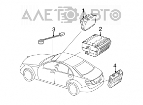 Monitor, display de navigație Mercedes W221