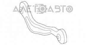 Maneta transversala superioara spate fata stanga Mercedes W221 nou original OEM