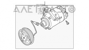 Compresorul de aer condiționat al Nissan 350z