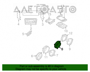 Difuzor spate stânga Nissan Murano z50 03-08