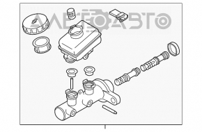 Cilindrul principal de frână cu rezervor Nissan 350z