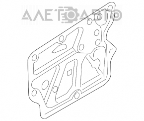 Capacul ușii, cartela din față dreapta, neagră, Nissan Murano z50 03-08