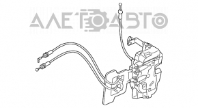 Замок двери передней левой Nissan Murano z50 03-08