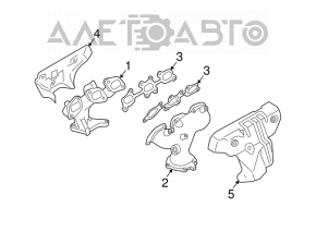 Colector de evacuare frontal Nissan Murano z50 03-08