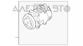 Компрессор кондиционера Nissan Murano z50 03-08