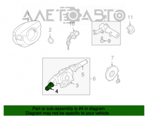 Comutatorul de sub volan stânga Infiniti FX35 FX45 03-08