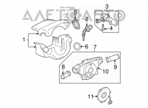 Cablu cablu directie Infiniti FX35 FX45 03-08 nou original OEM