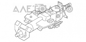 Рулевая колонка Nissan Murano z50 03-08