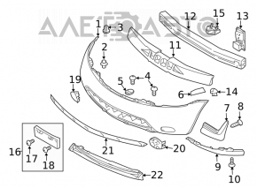 Amplificatorul de bara fata Nissan Murano z50 03-08