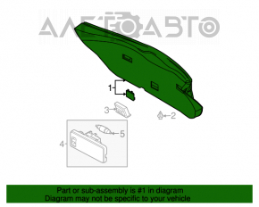 Capacul portbagajului Nissan Murano z50 03-08