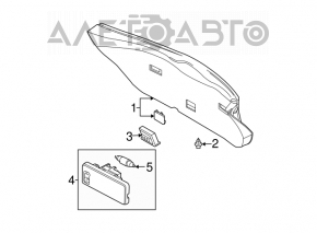 Capacul portbagajului Nissan Murano z50 03-08