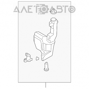 Бачок омывателя Nissan Murano z50 03-08