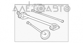 Трапеция дворников очистителя с мотором Nissan Murano z50 03-08