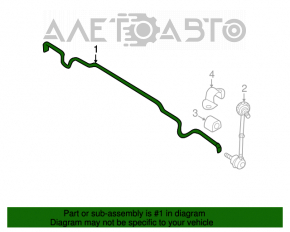 Stabilizatorul frontal Nissan Murano z50 03-08