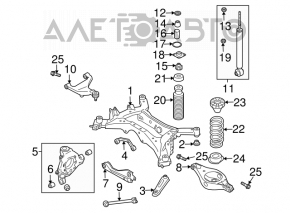 Capac spate stânga Nissan Murano z50 03-08 AWD