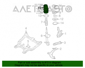 Arcul de suspensie din față dreapta Nissan Murano z50 03-08