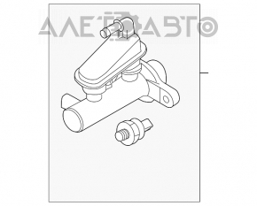 Cilindrul principal de frână cu rezervor Nissan Murano z50 03-08