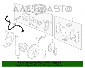 Senzor ABS dreapta față Nissan Murano z50 03-08