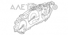 Panoul de instrumente Nissan Murano z50 03-08