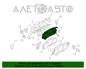 Panoul de instrumente Nissan Murano z50 03-08